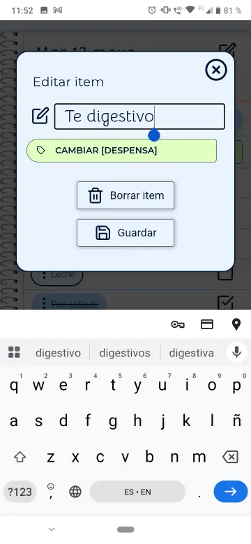 Captura de pantalla del proyecto