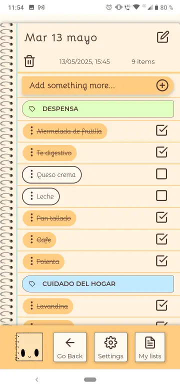Captura de pantalla del proyecto